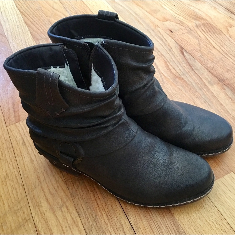 Rieker Boots. Ankle height.